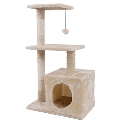 Domestic Delivery Cat Toy House Bed Hanging Balls