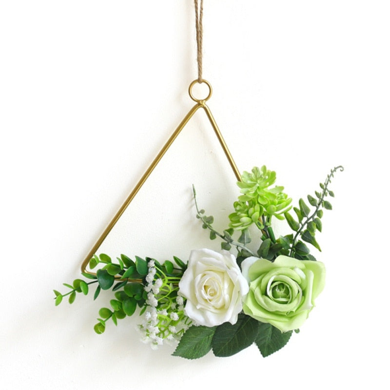 Gold Geometric Hanging Decorations