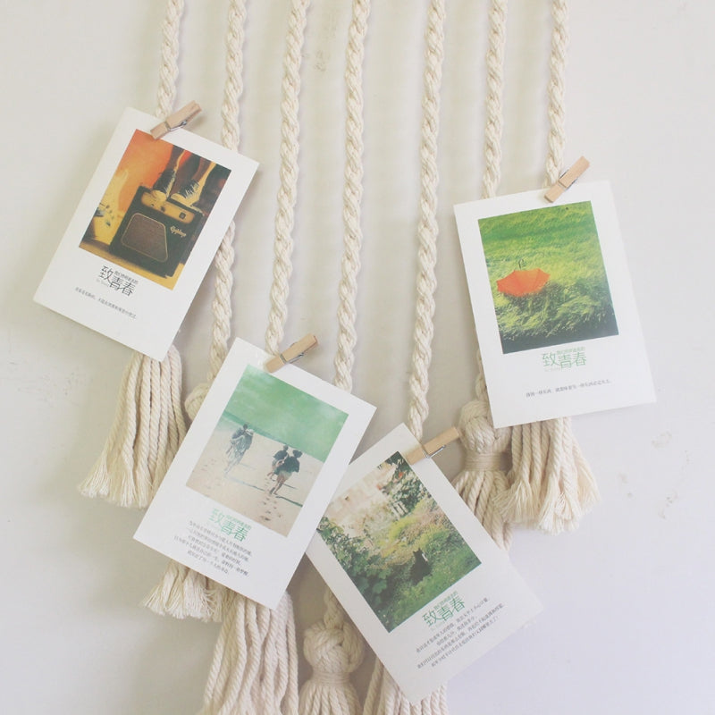 Hanging Woven Photo Rope