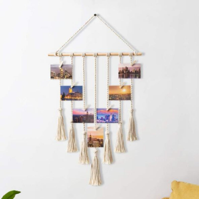 Hanging Woven Photo Rope