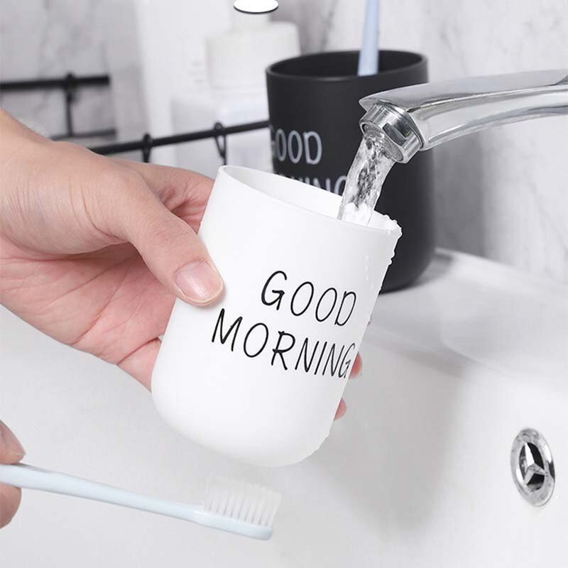 Good Morning Toothbrush Cup